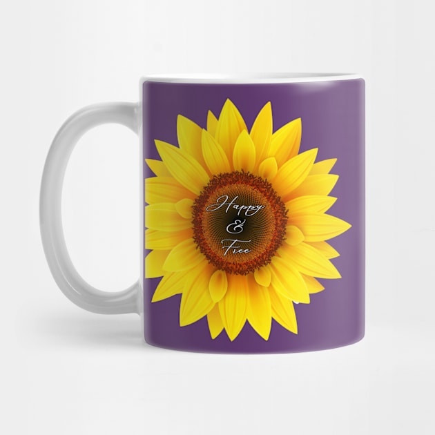 Happy and free sunflower by PurplePeacock